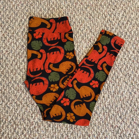 LuLaRoe Dinosaur Leggings (new without tags) - Picture 6 of 6